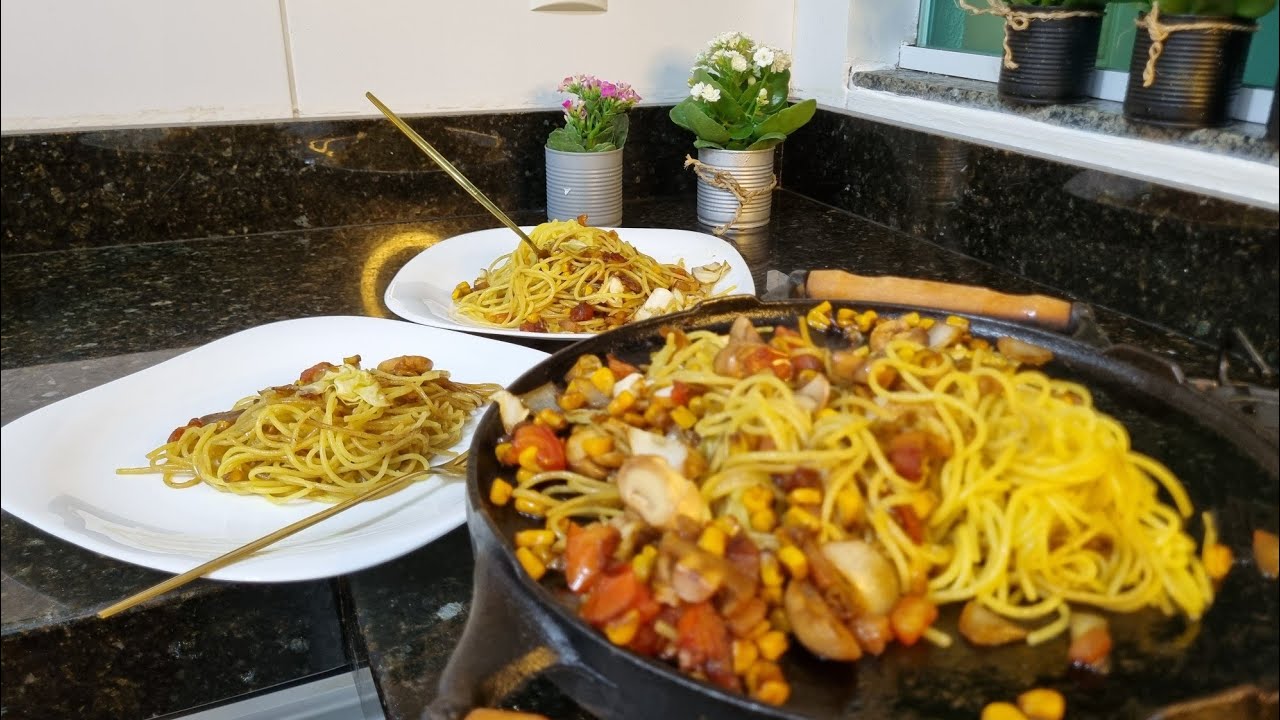 Como Fazer Delicioso Macarrão  Na Chapa