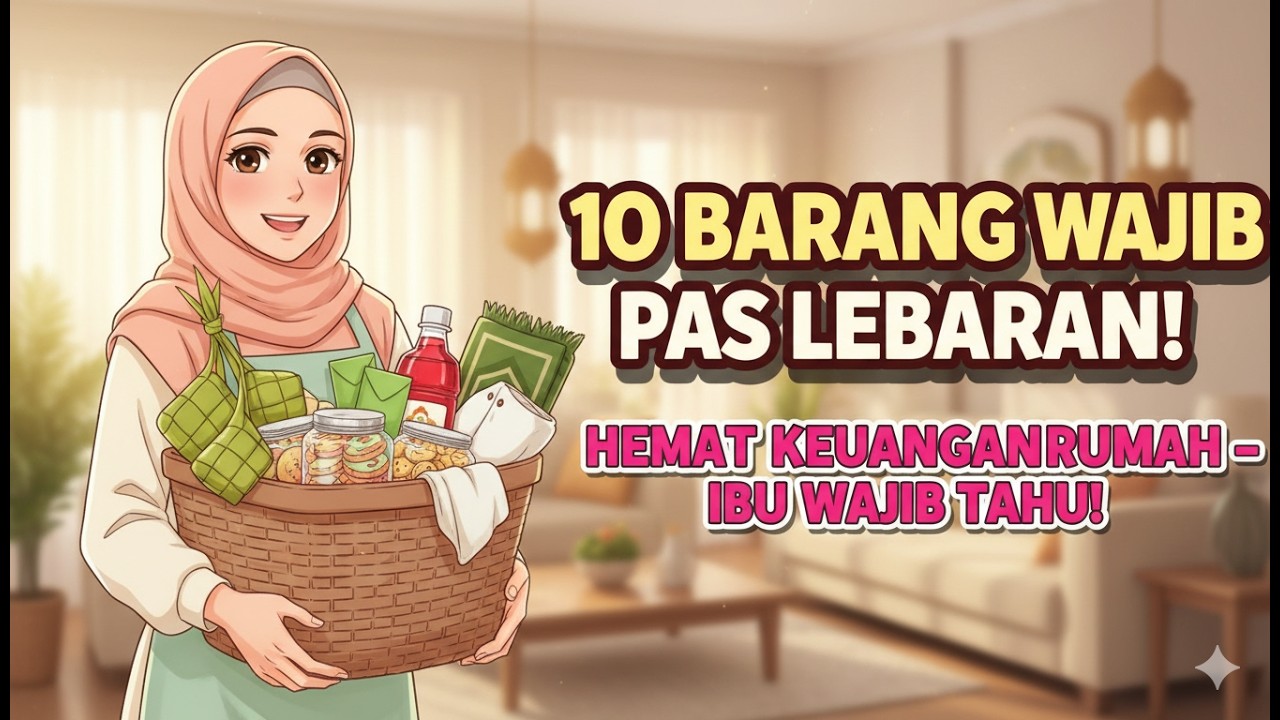10 Barang Yang Seharusnya Ada Saat Lebaran. Hemat Keuangan Rumah. Ibu Wajib Tahu