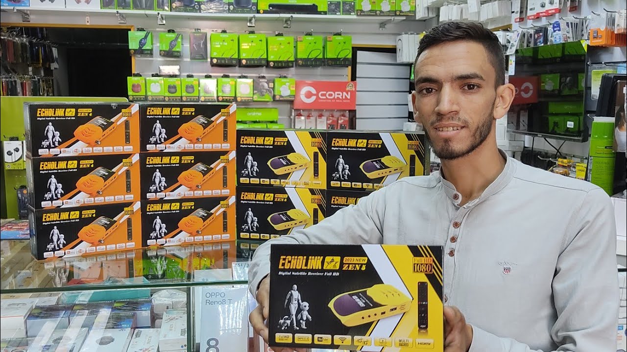 رسيفر من شركة echolink zen 4/ echolink 🔥🔥zen 5 مع شرح مزايا الجهاز مع ذكر الثمن