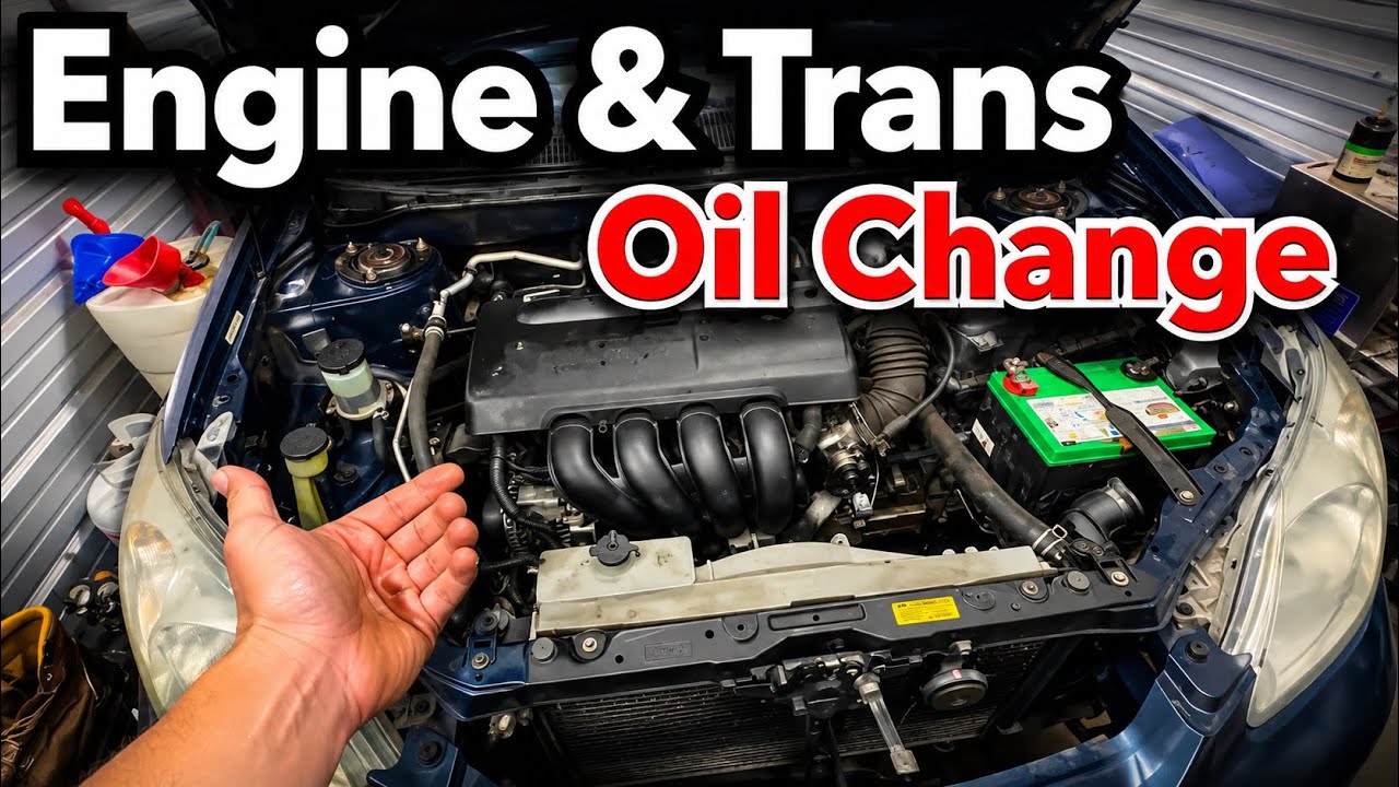 TOYOTA 1.8L L4 (1ZZ-FE) Engine & Manual Trans Oil Change
