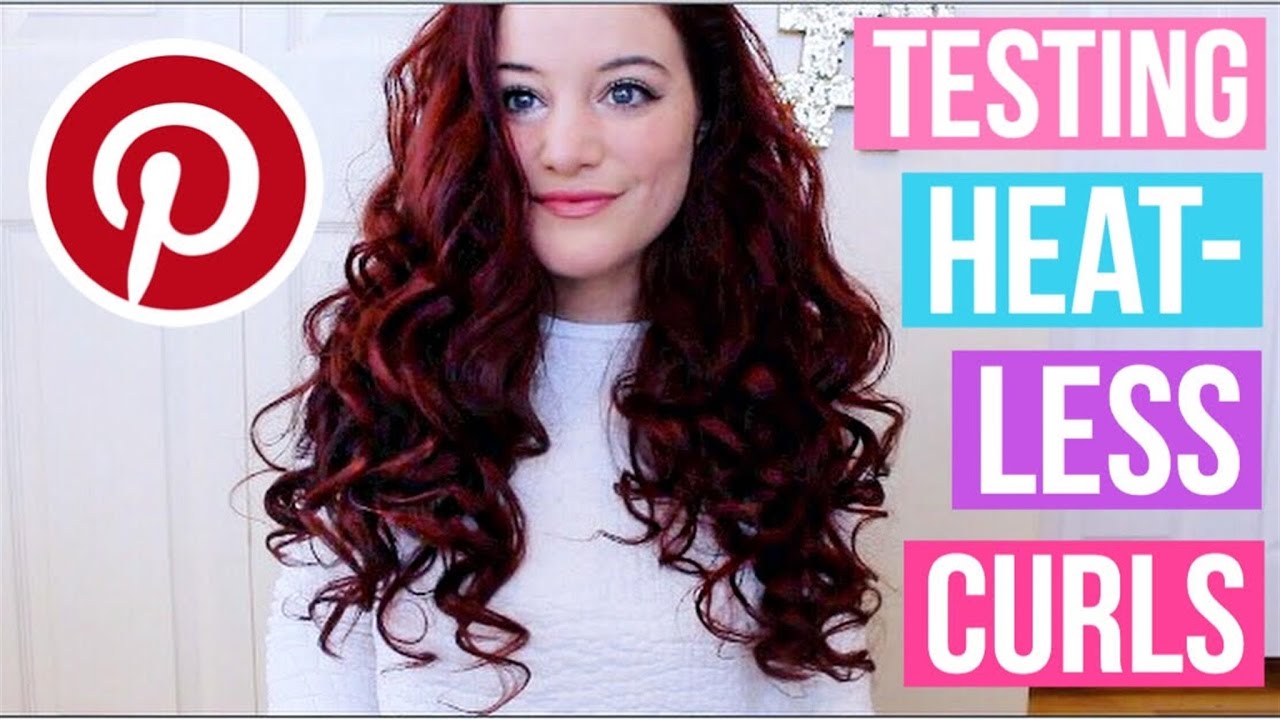 TESTING PINTEREST HEATLESS OVERNIGHT CURLS HAIRSTYLES