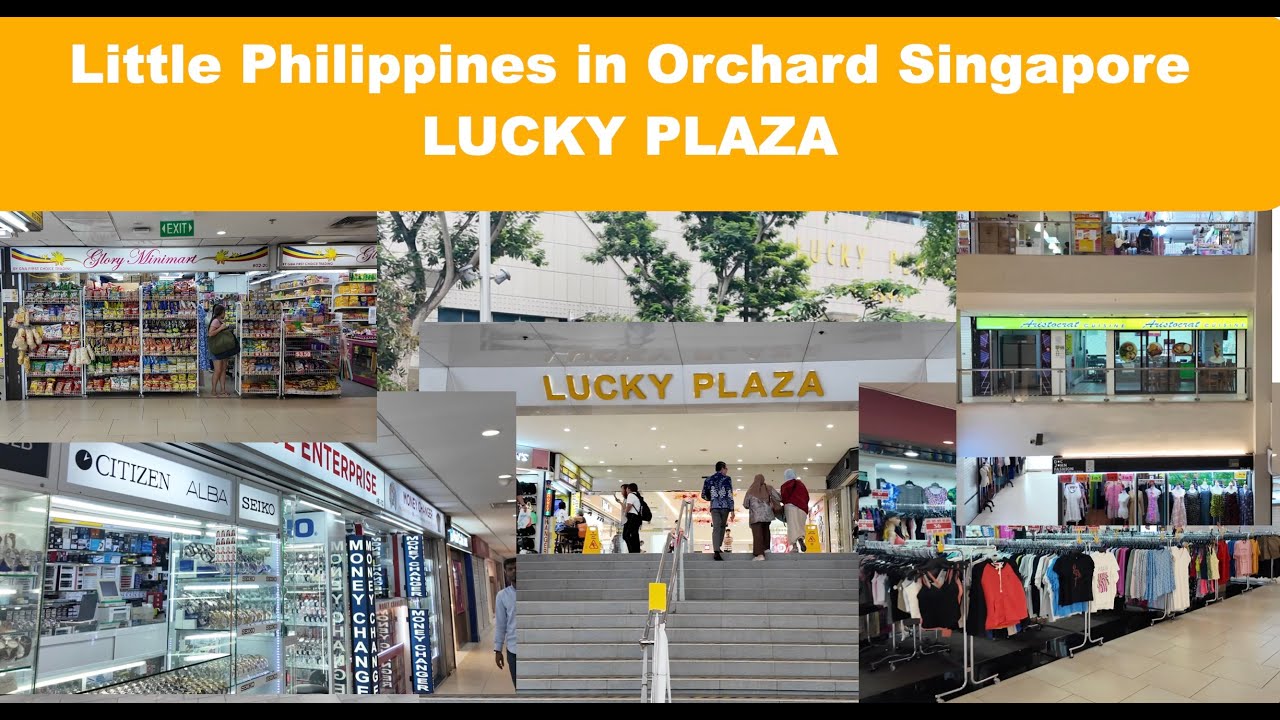 LUCKY PLAZA the little Philippines in Singapore