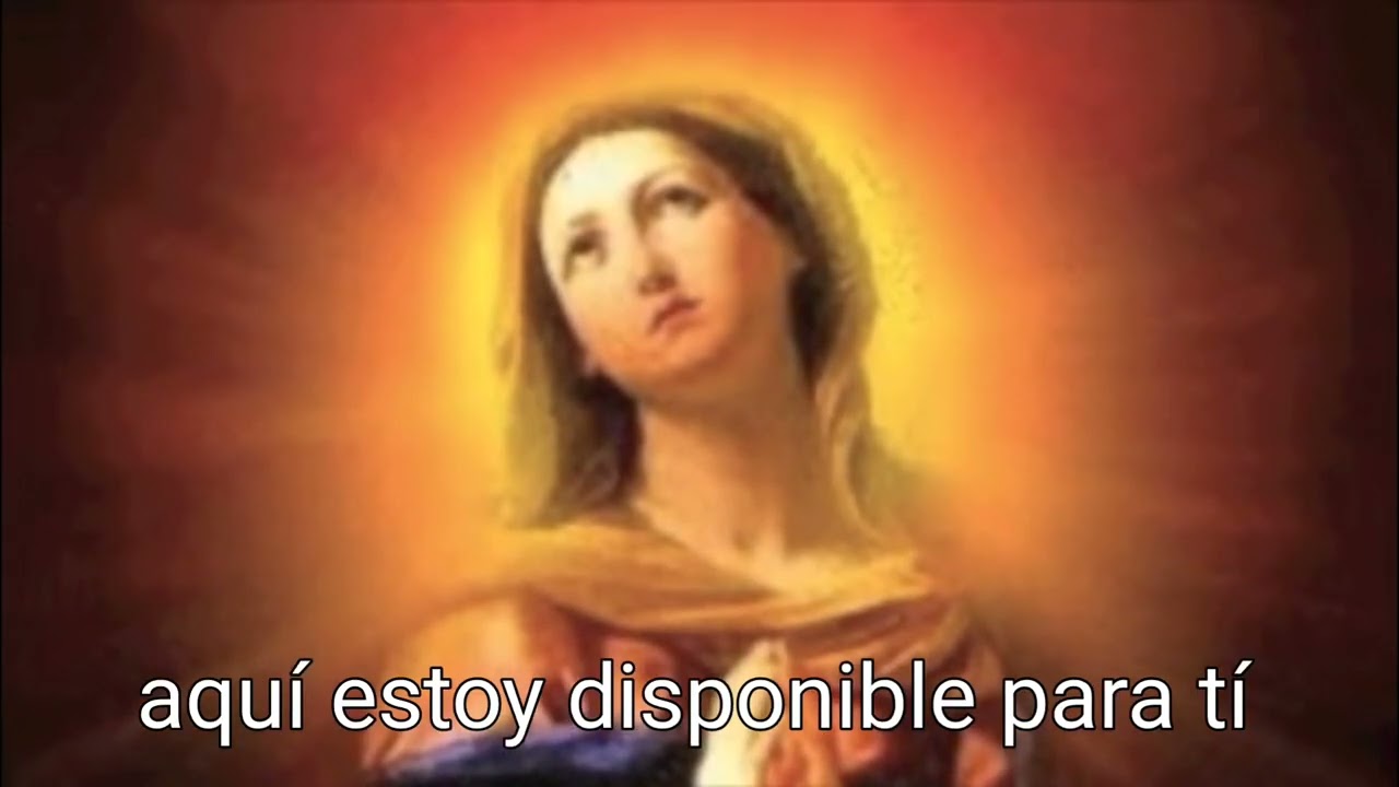 La esclava del Señor con letra