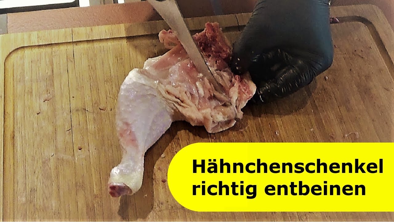 093 - Hähnchenschenkel richtig und einfach entbeinen │ boneless chicken thighs