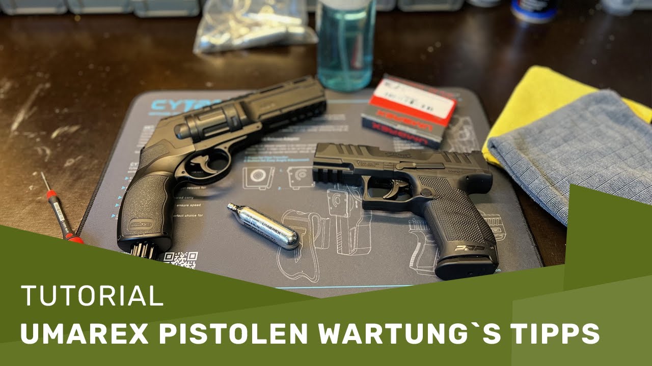 Tutorial: Tipps zur Wartung von  Umarex T4E Pistolen und Revolvern