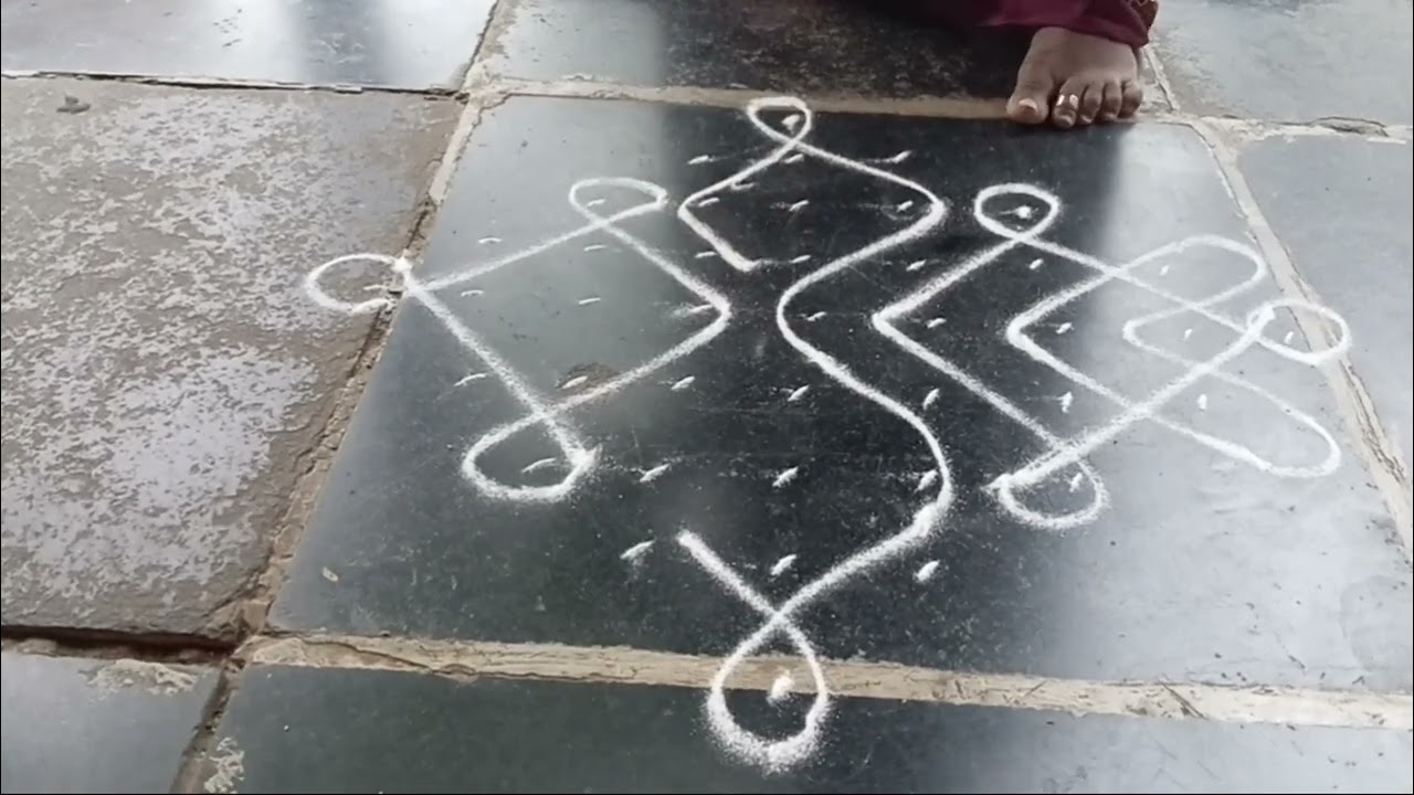 🌺 9*1#dailymorning #rangoli #muggulurangoli🌺 #meghanaramesh  
