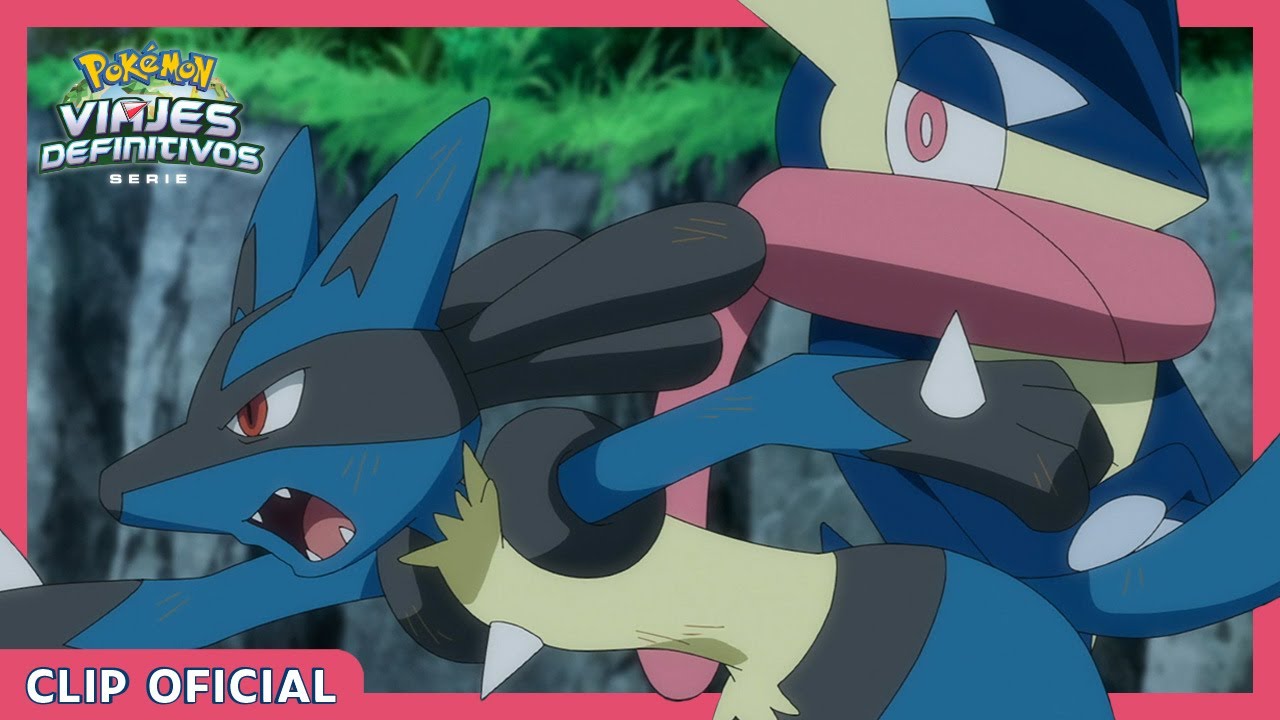 &iexcl;Greninja vs. Lucario! | Serie Viajes Definitivos Pok&eacute;mon | Clip oficial
