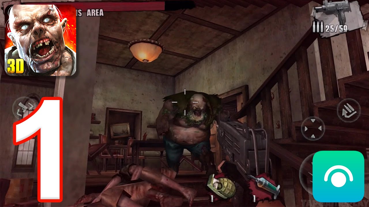 Zombie Frontier 3 - Gameplay Walkthrough Part 1 - Tier 1 (iOS, Android)