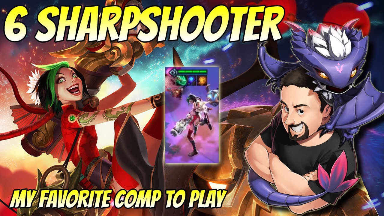 6 Sharpshooter - My Favorite Comp | TFT Fates | Teamfight Tactics