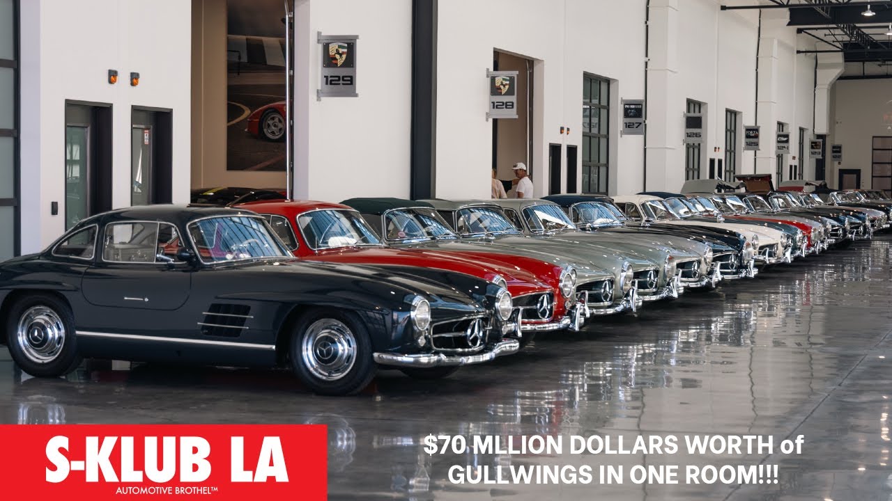 Самолеты Gullwing 300SL стоимостью 120 000 000 долларов в ОДНОЙ КОМНАТЕ!!