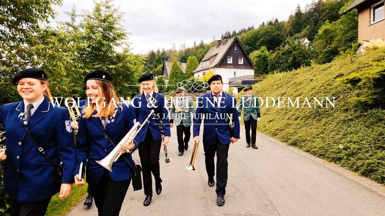 Ständchen beim Jubelkönigspaar Wolfgang & Helene Lüddemann