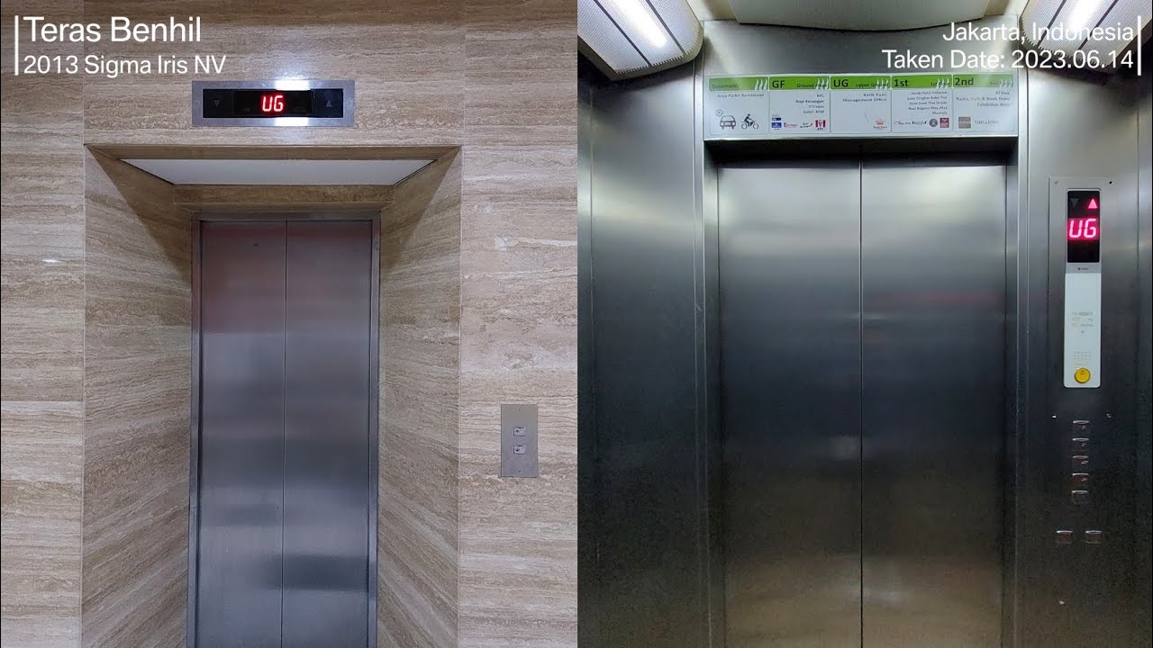 Sigma Iris NV Traction Elevator at Teras Benhil, Jakarta