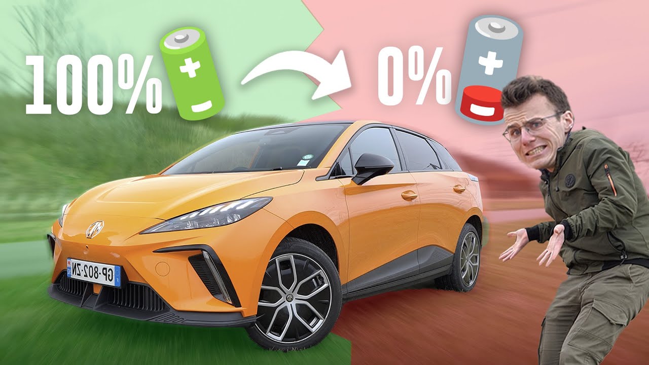 MG4 77 kWh - La VRAIE autonomie jusqu'à 0% !