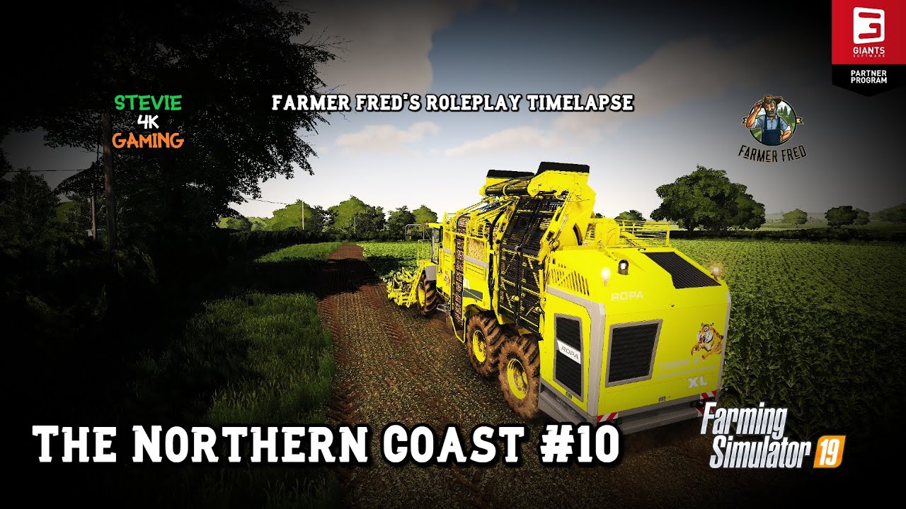 Sowing Soybeans/Harvesting SugarBeet/Weeding/The Nortern Coast/#10/Farmer Freds Roleplay Timelapse