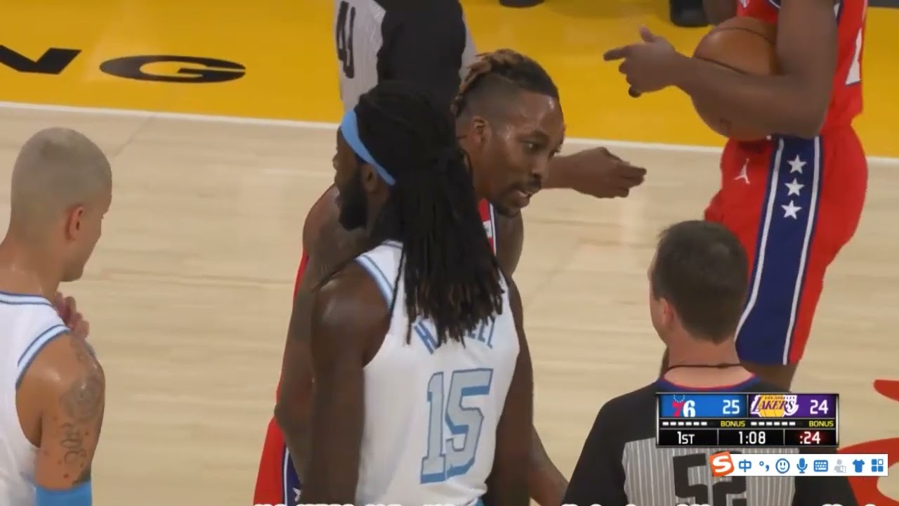 Montrezl Harrell Fights Dwight Howard