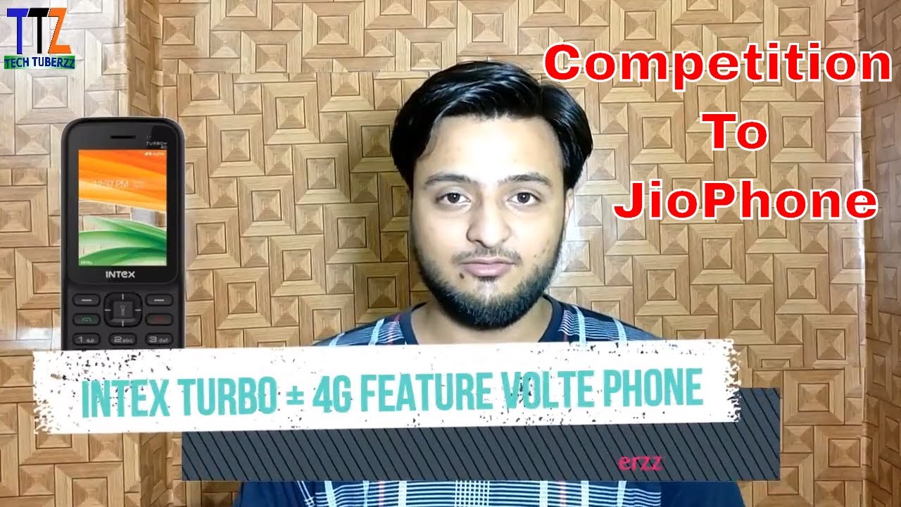 Intex Turbo + 4G Feature Phone Launched -  Like Jio Phone