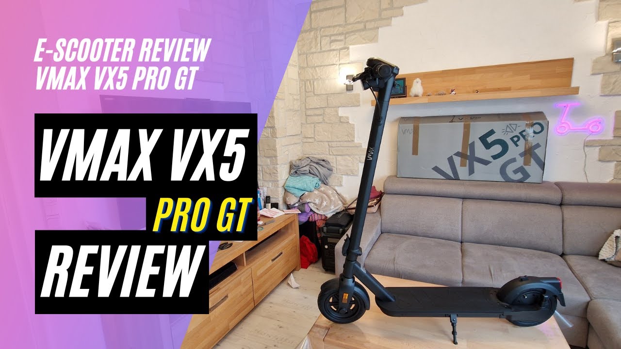 🛴 VMAX VX5 PRO GT 🔍 Review nach 45km (36V; 10,4AH; 400W)