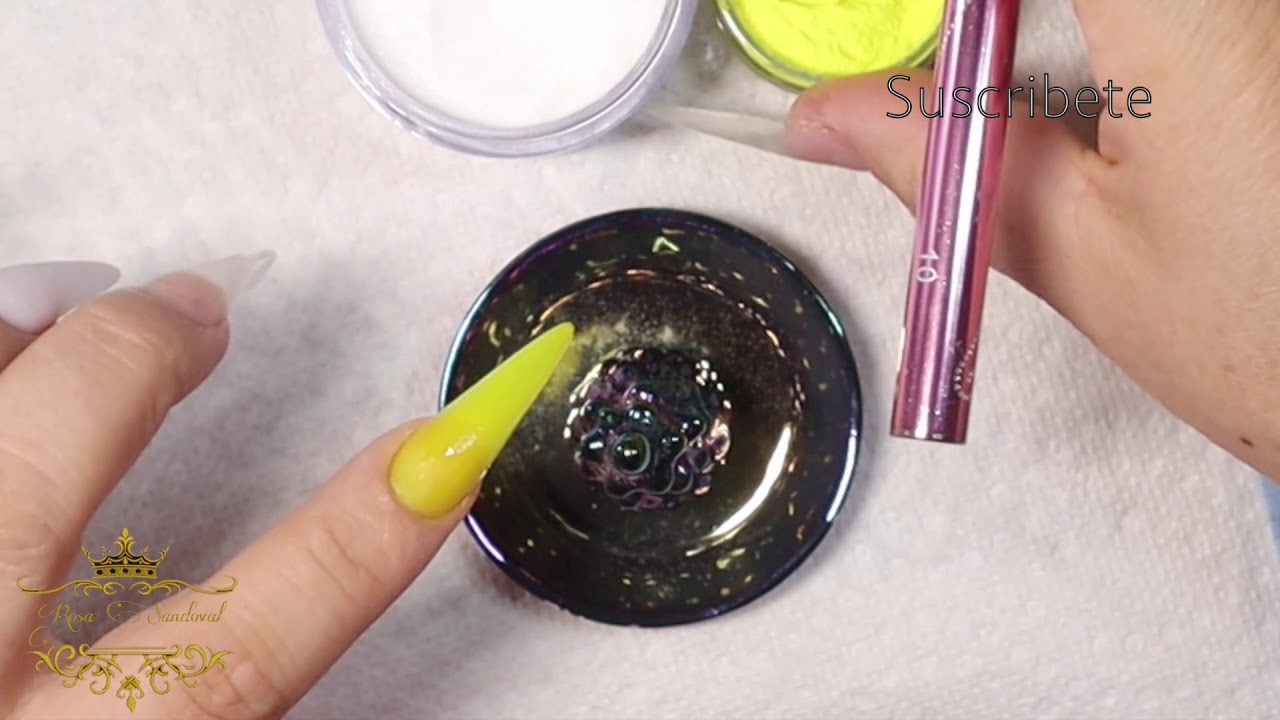 Todo Sobre la Escuela de Uñas Story Time Uñas Marble Con Tintas après