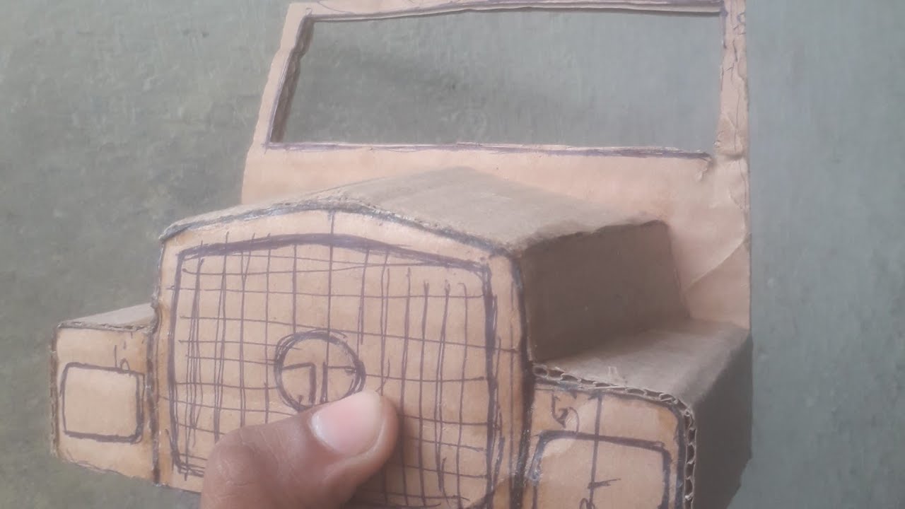 SE Lorry Making Cardboard/Front Bonet /Handmade