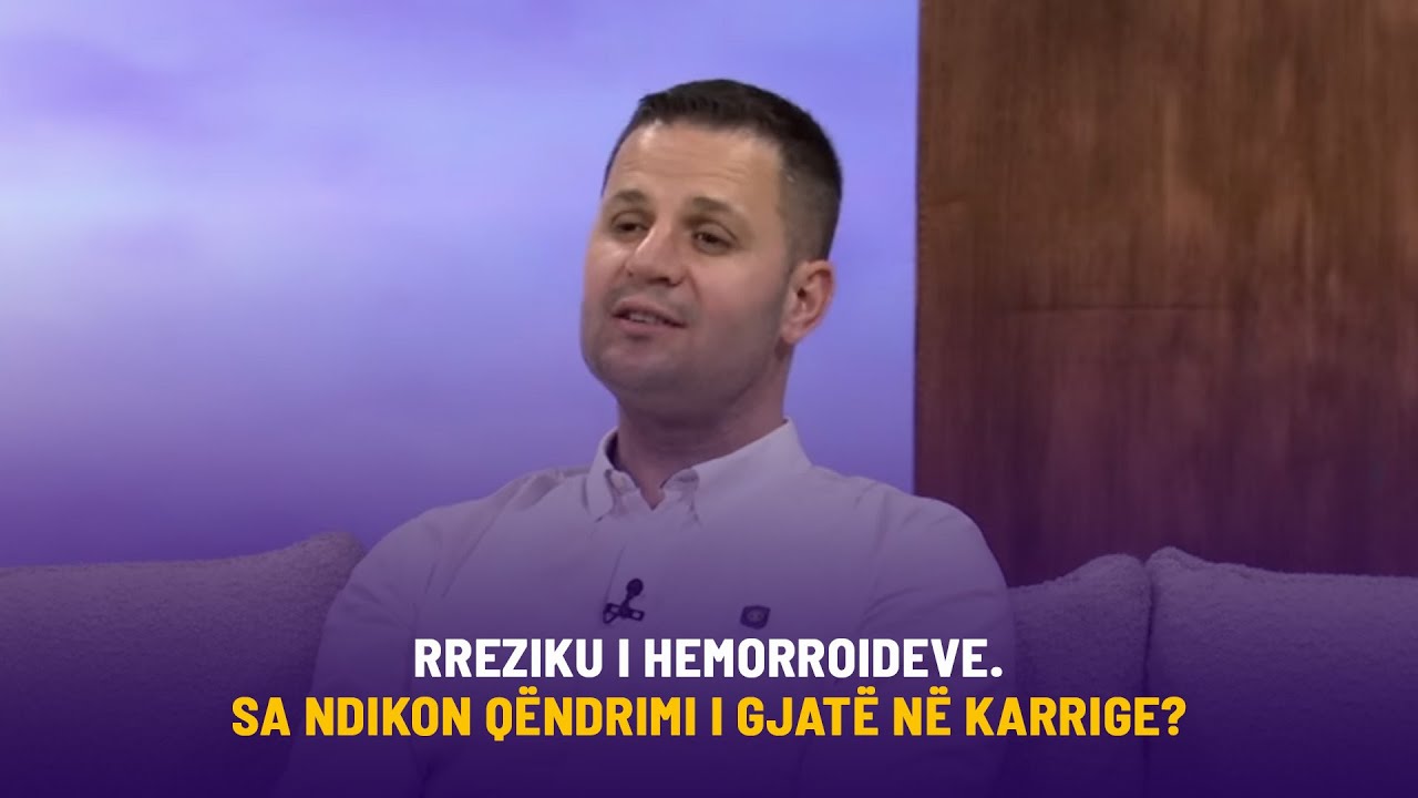 Rreziku i hemorroideve. Sa ndikon qëndrimi i gjatë në karrige?