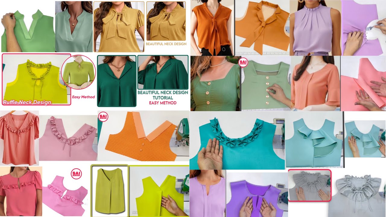 [16] different neck designs that help your sewing life style | Sewing Techniques ✅