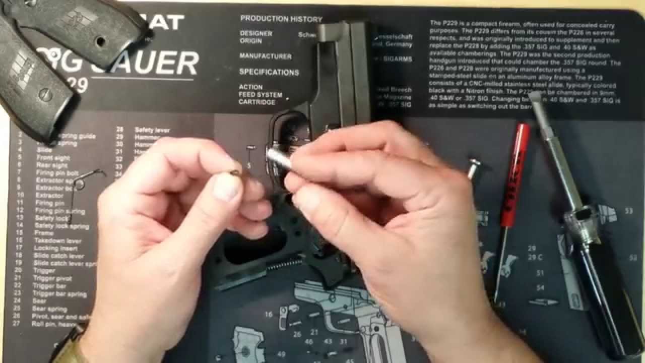 Install Magazine Release for Sig Sauer P220, P226, P228 & P229