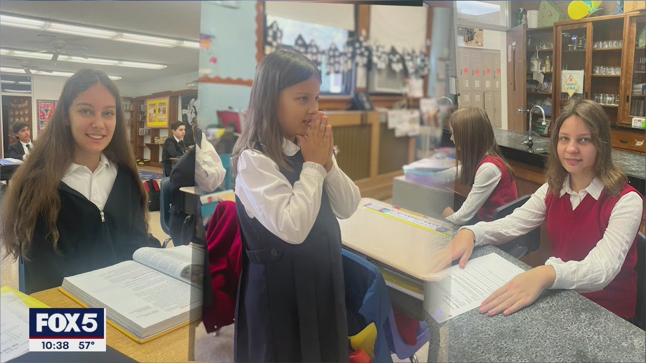 3 sisters from Ukraine now attend a NY school