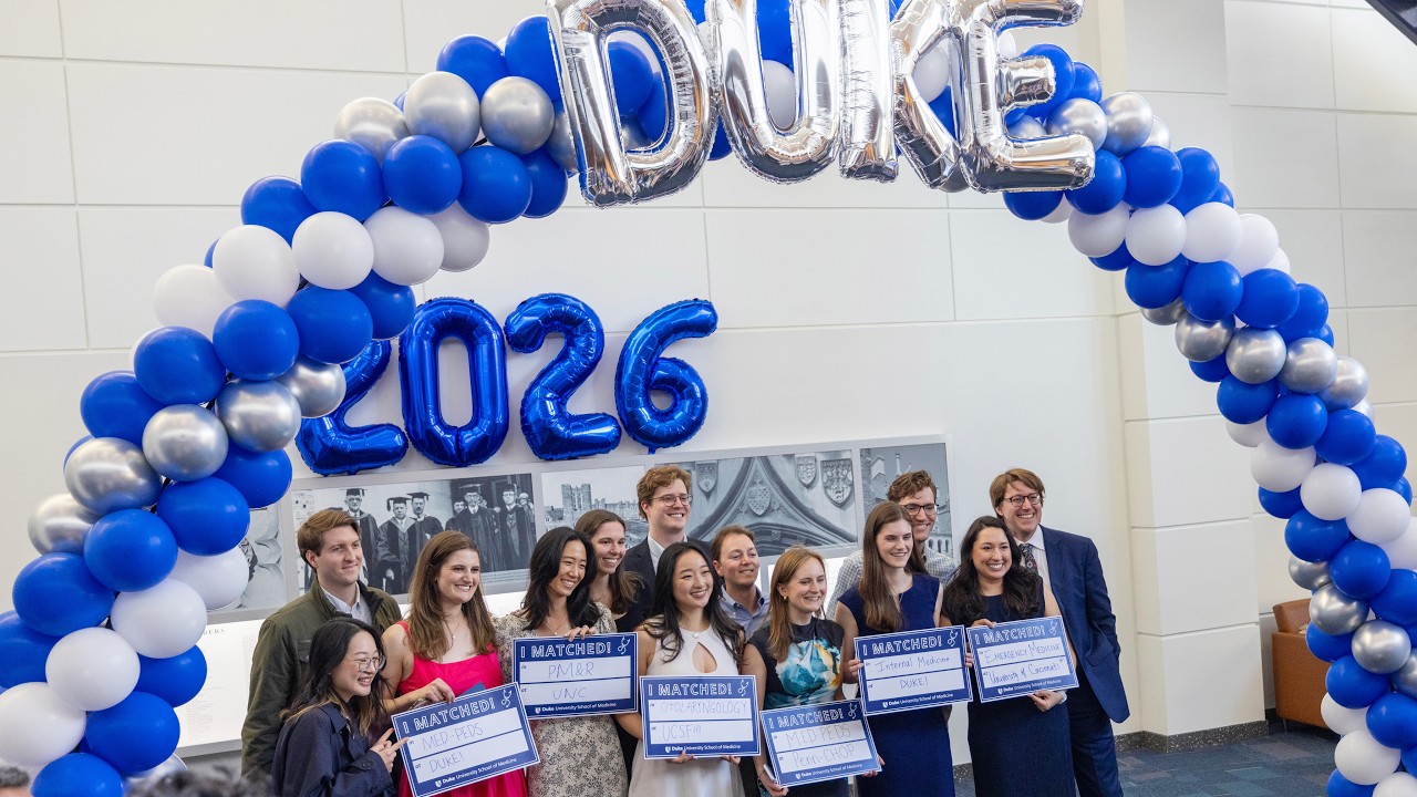 Duke Medical Students Celebrate Match Day 2026