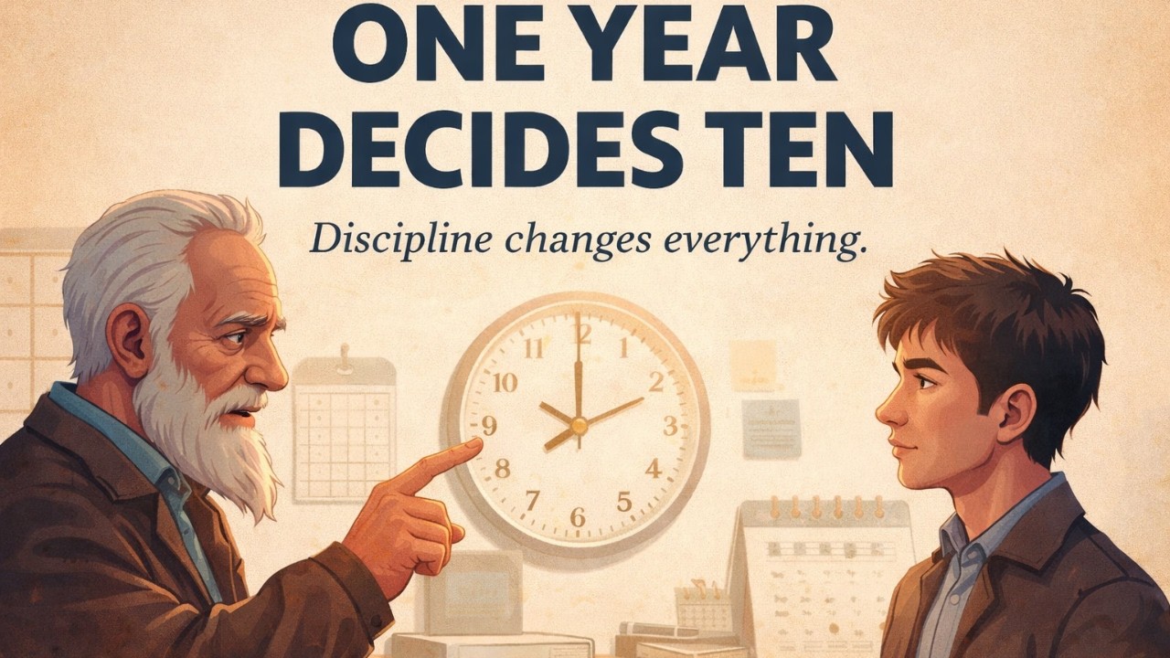 Do Things For One Year or Accept  The Next Ten As They Are