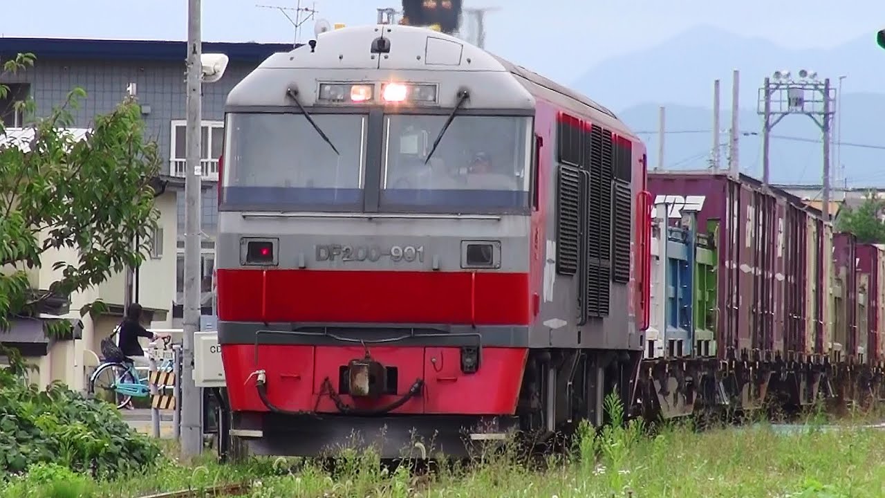 五稜郭で活躍！DF200 901他 函館貨物 2015.8.24