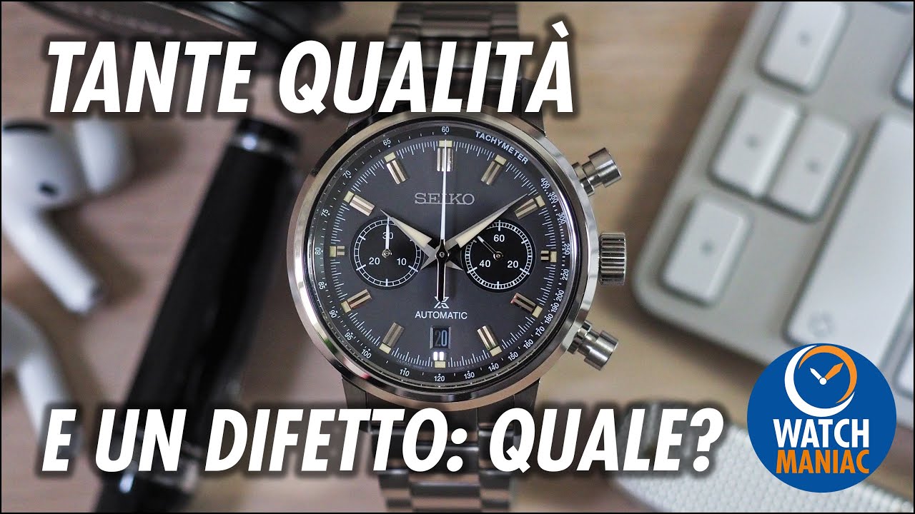 Seiko Prospex Speedtimer SRQ037, la recensione del nuovo cronografo automatico