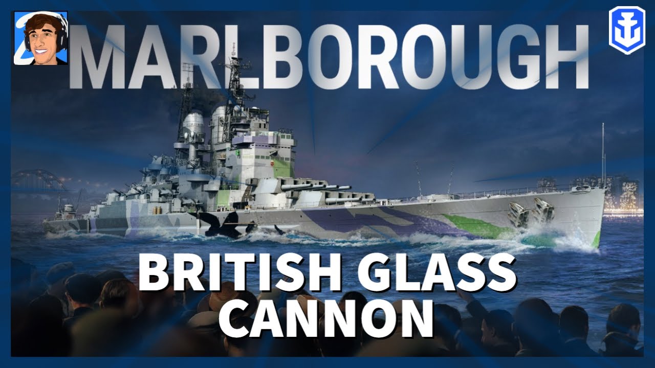 Marlborough, Best DPM at Tier 8 in World of Warships Legends 4K