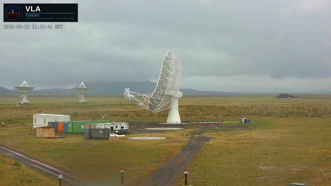 VLA Today - ngVLA Prototype [September 23, 2026] | 24HR Timelapse | Karl G. Jansky Very Large Array