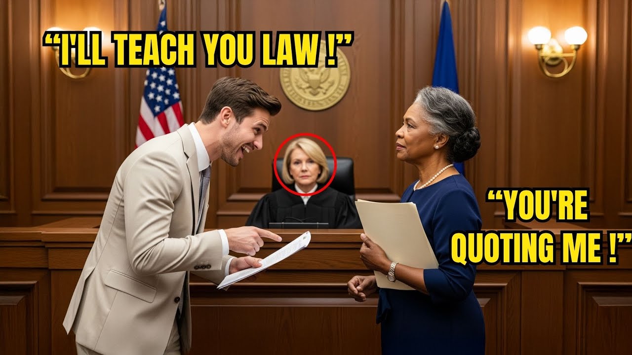 Arrogant Lawyer MOCKED a Black Grandma in Court - Only to Learn She Helped Write the Law He Cited