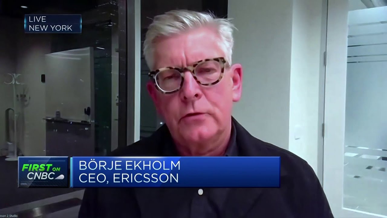 Ericsson CEO: U.S. demand down almost 50%