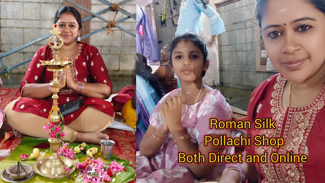 Roman Silk New Launch Onam Special Collection 😎😎😎😎 Pollachi Online & Direct Shopping Available 
