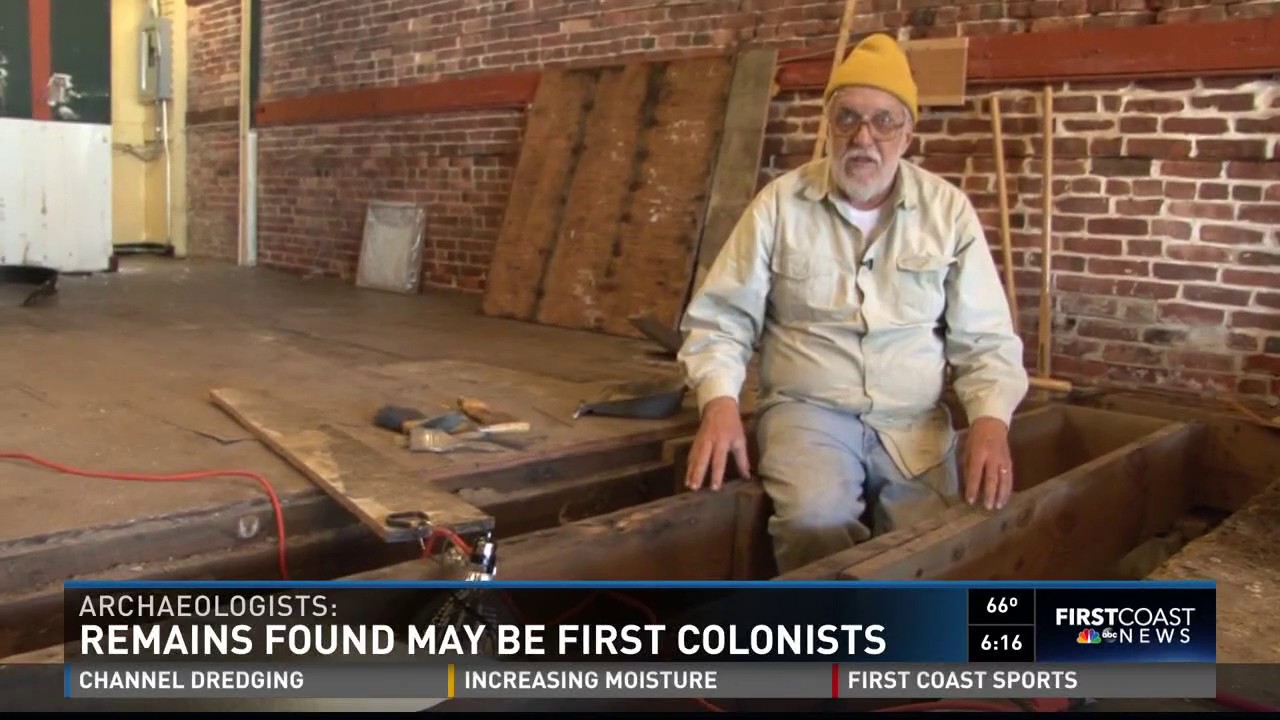Human remains from 1500s unearthed in St. Augustine