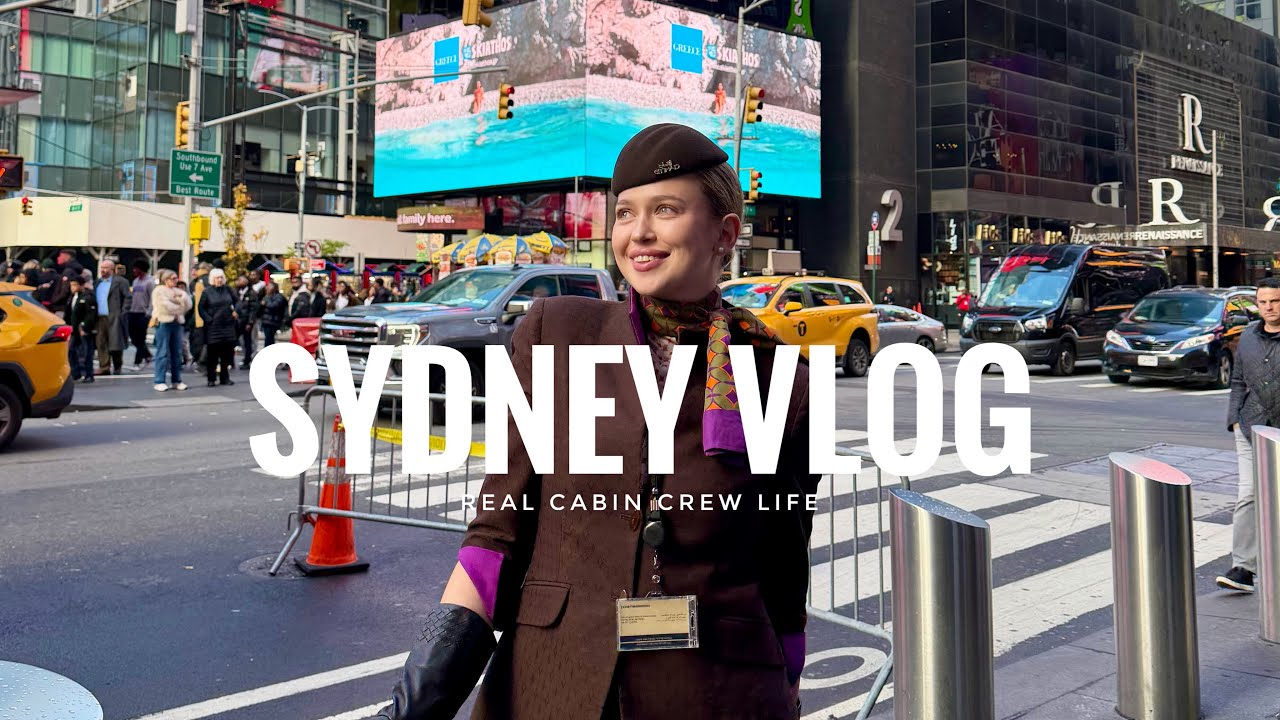 ETIHAD CABIN CREW | SYDNEY VLOG