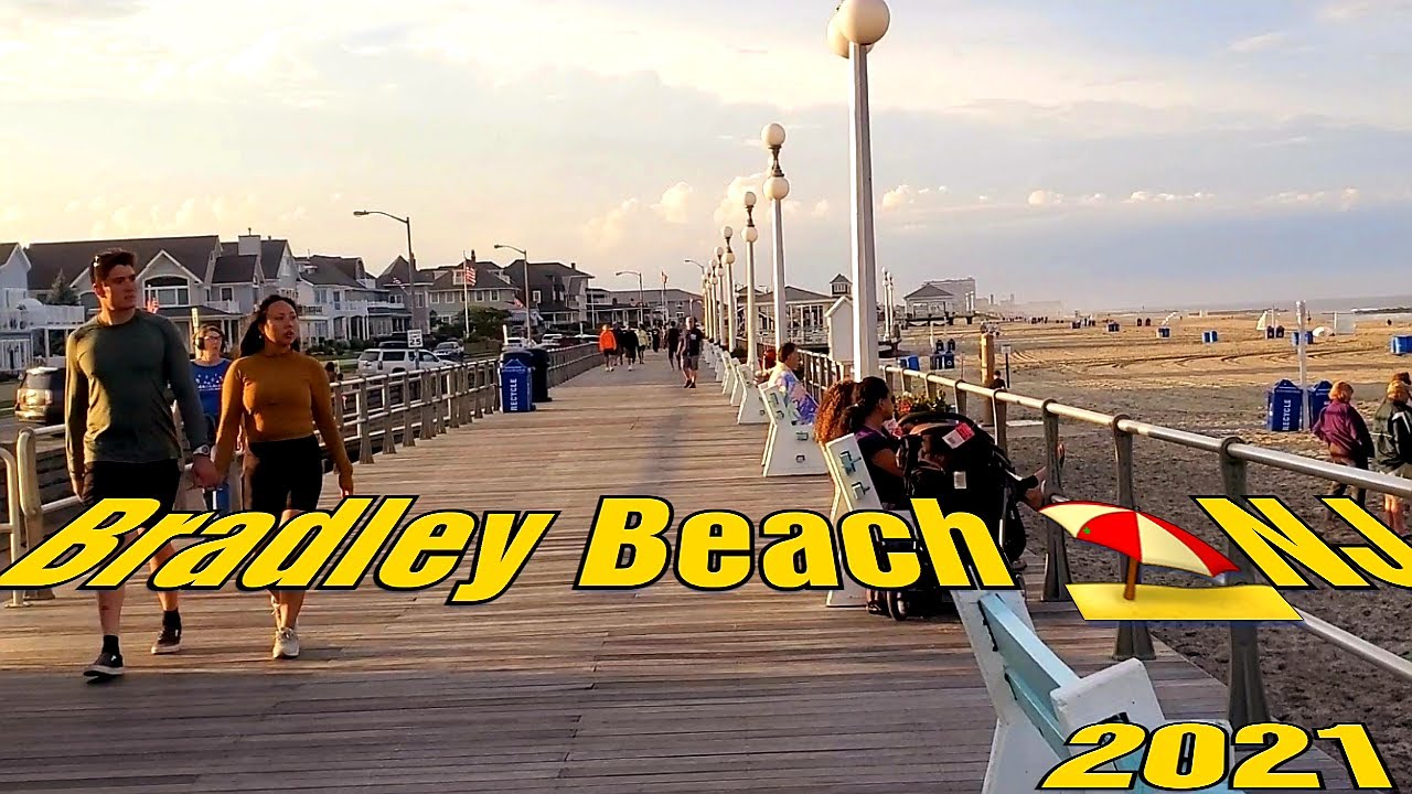 Bradley Beach NJ 2021 - Beach Walk