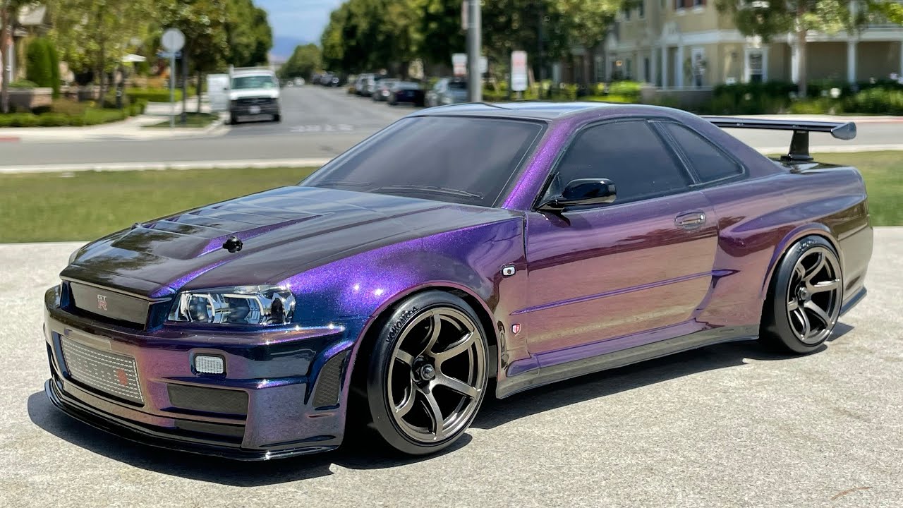Traxxas 4-Tec 2.0 R34 GTR Midnight Purple Tamiya