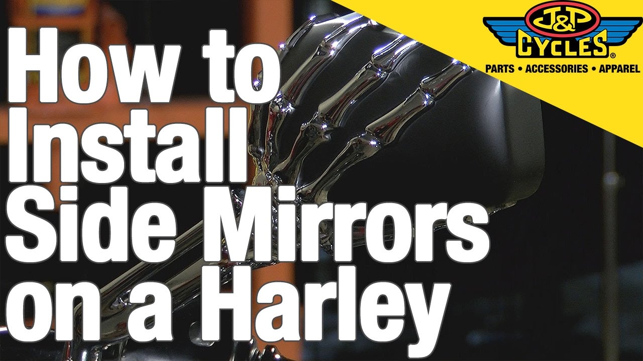 How to Install Mirrors on a Harley Davidson Motorcycle