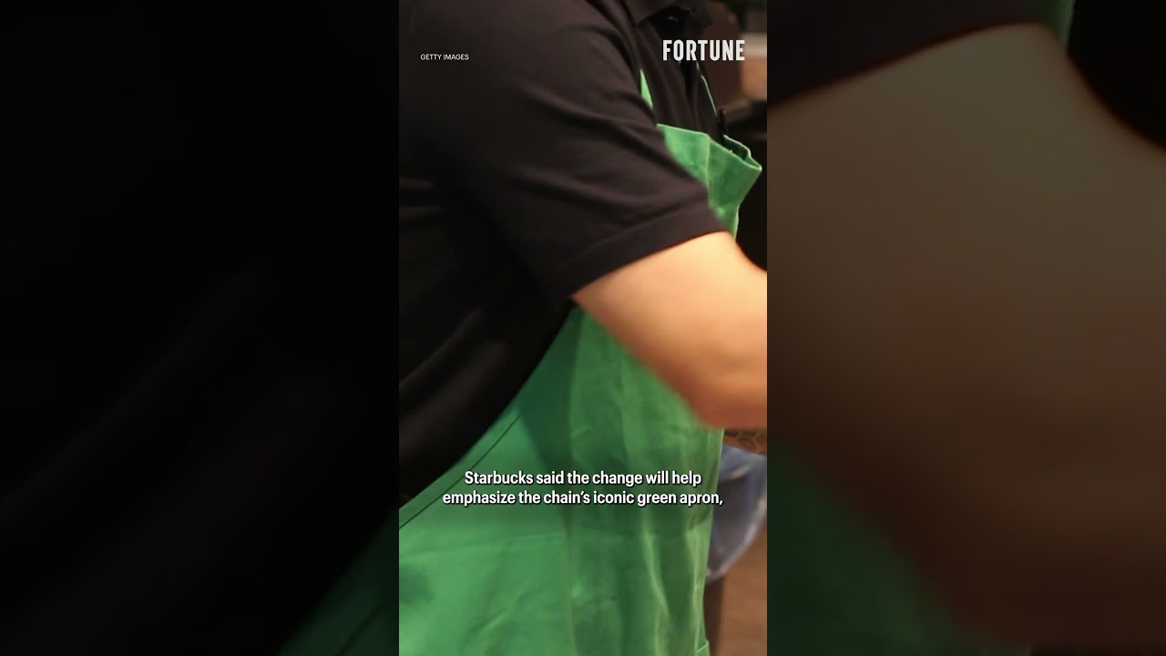 New Starbucks dress code requires black tops and neutral pants #Starbucks #coffee