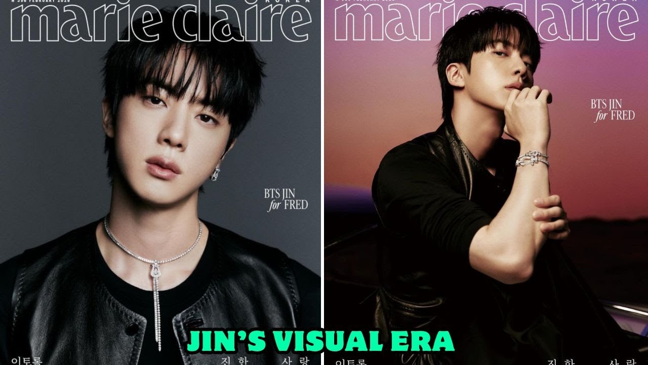 BTS Jin покоряют Интернет обложкой Marie Claire Korea 2026 февраля