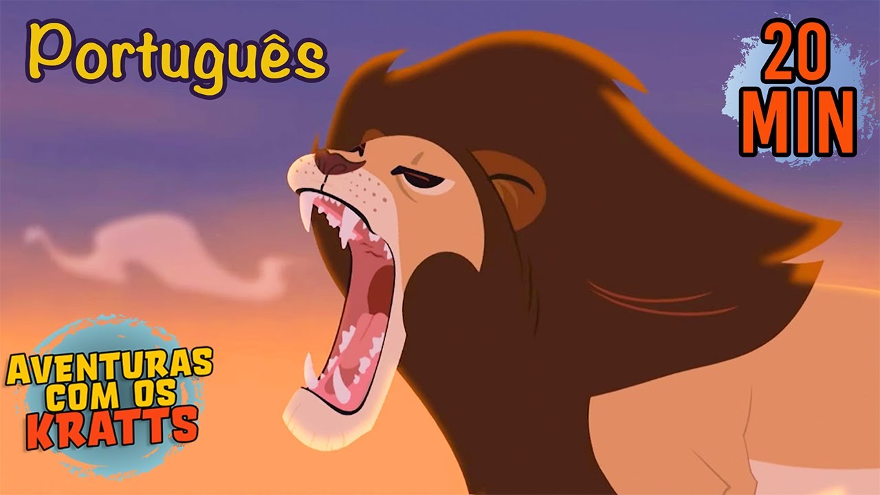 O Rugido do Leão! 🦁 Aventura na Savana | Aventuras com os Kratts | Scholastic Kids em Português