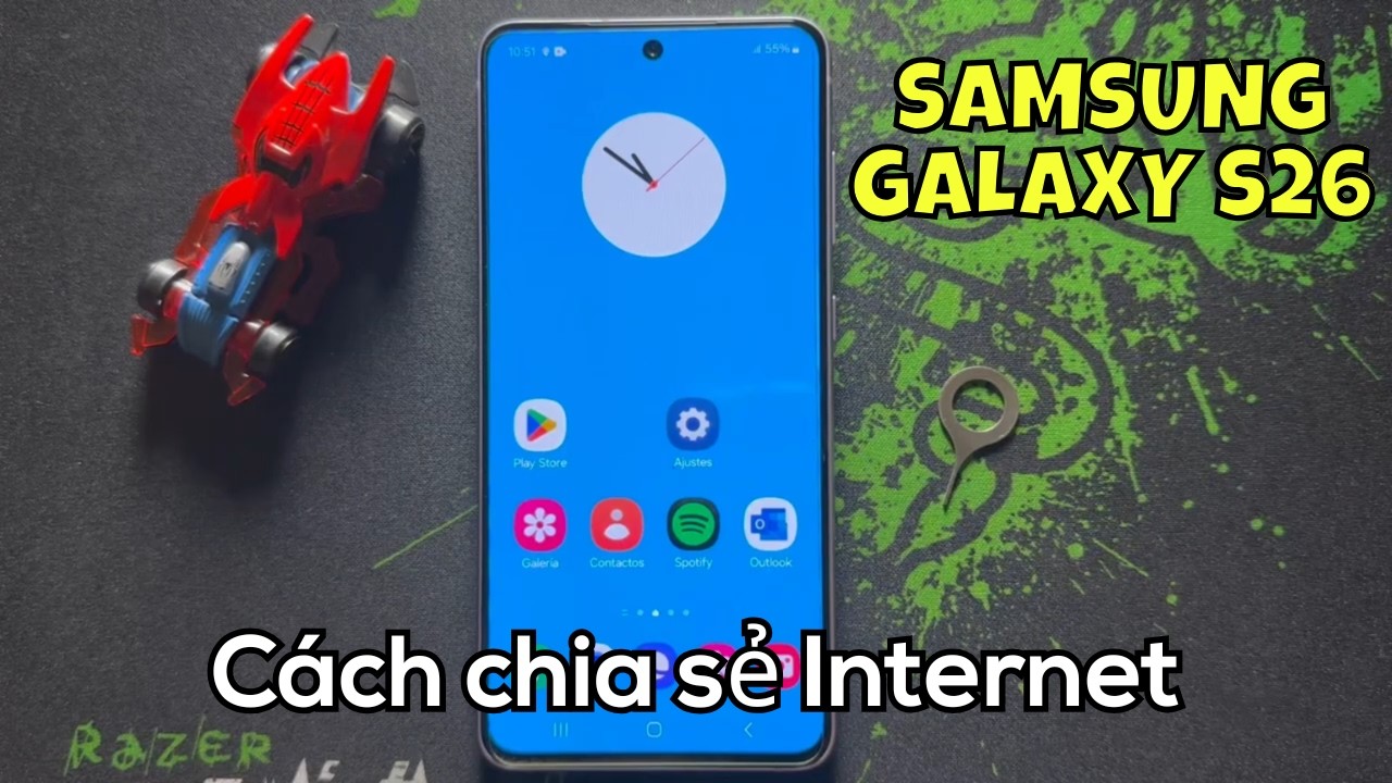Cách chia sẻ Internet Samsung Galaxy S26 || Bật điểm phát sóng