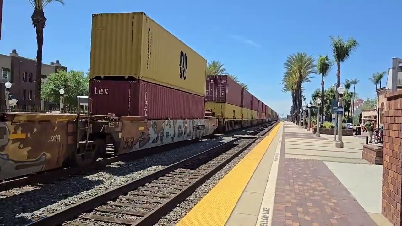 Railfanning Fullerton 4/18/25 Freight Train Mafia