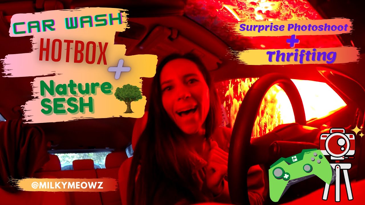 ALL DAY SMOKE SESH + THRIFT SHOP + PHOTOSHOOT | xbox / nature sesh / tour charli d'amelio hometown