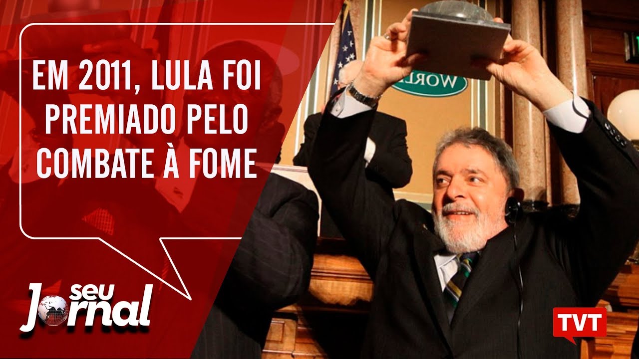 Em 2011, Lula foi premiado pelo combate à fome