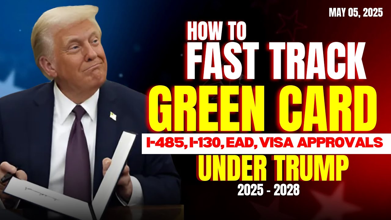 How to FAST TRACK Your GREEN CARD Under Trump: US Immigration News 2025- 2028