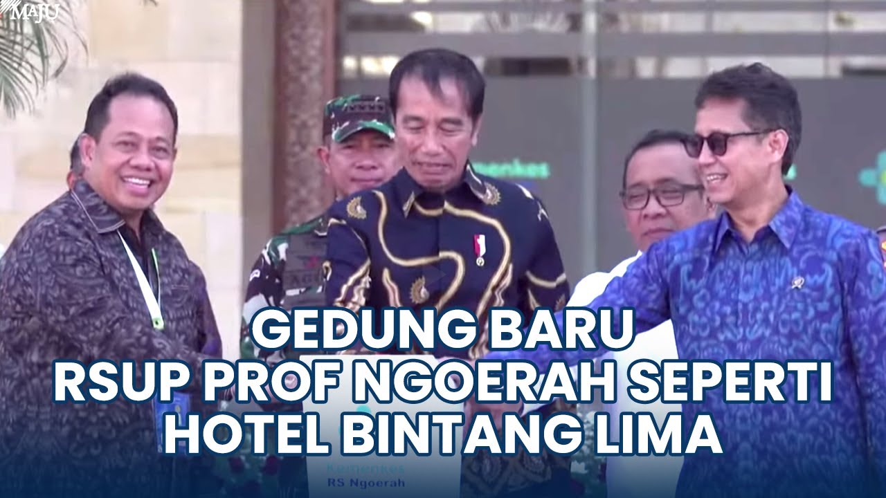 🔴Presiden Jokowi Resmikan Gedung Baru RSUP Prof Ngoerah: Seperti Hotel Bintang Lima